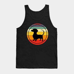 Dachshund Dog Lover retro vintage Tank Top